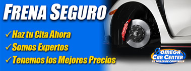 taller mecanico cerca de mi, taller de frenos, omega car center, cambio de frenos