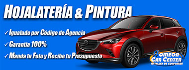 Omega Car Center, taller mecanico, talleres mecanicos, hoy no circulas, hoy no circula, verificentro, taller de hojalateria y pintura